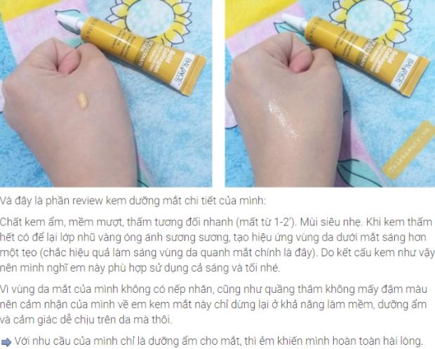 Review kem mắt Balance Gold Collagen