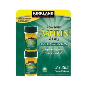 thuốc Aspirin 81mg USA
