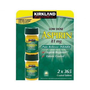 thuốc Aspirin 81mg USA