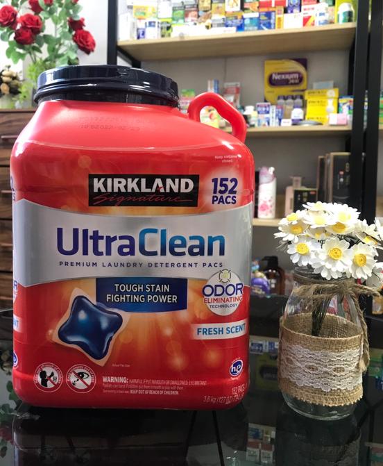 Thành phần nước giặt Kirkland Signature Ultra Clean của Mỹ 