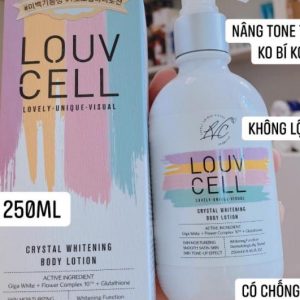 Công dụng của sữa dưỡng thể Louv Cell Korea