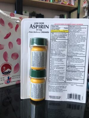 Aspirin 81mg của Mỹ giá bao nhiêu? Mua ở đâu chính hãng?