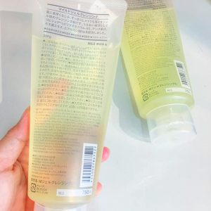 Thành phần tẩy trang Muji dạng gel