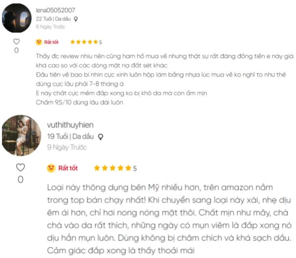 Mặt nạ đất sét re:p REVIEW