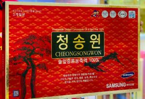 Tinh dầu thông đỏ Samsung Cheongsongwon chính hãng 180 viên có tốt không?