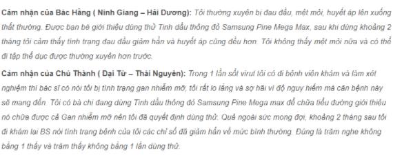 REVIEW viên uống Samsung Pine Mega Max