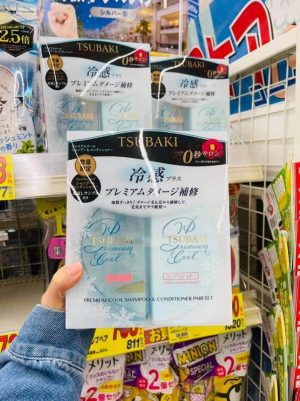 Công dụng bộ gội xả sạch dầu mát lạnh Tsubaki Premium Cool Set