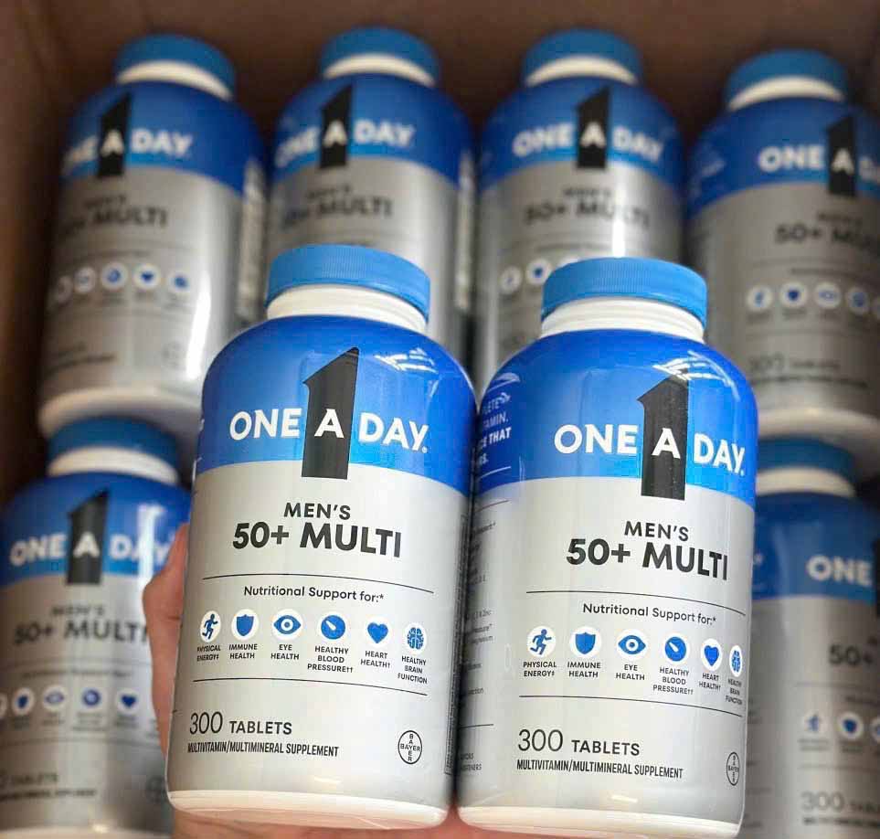 Viên Uống One A Day Men's 50+ mẫu mới