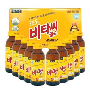 nước uống bổ sung Vitamin C 365X Gold Hàn Quốc 100ml x 10 chai