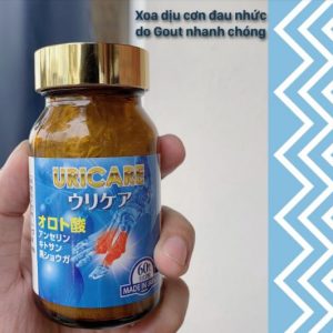 Công dụng của viên uống giảm đau do Gout Uricare Jpanwell 60 viên 