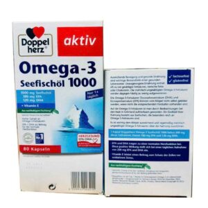 Dầu Cá Doppelherz Omega 3 Seefischol 1000 80 viên mẫu mới