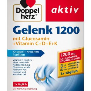 Doppelherz Gelenk 1200 mit Glucosamin + Vitamin C + D + E + K