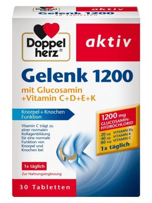 Doppelherz Gelenk 1200 mit Glucosamin + Vitamin C + D + E + K