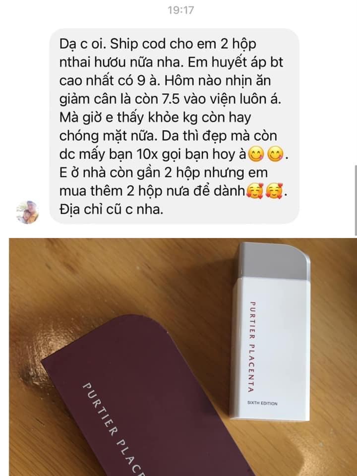 Nhau thai hươu Purtier Placenta REVIEW