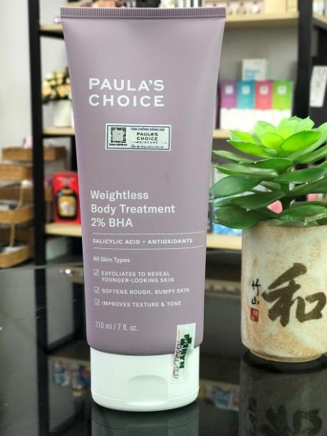 Kem dưỡng thể Paula's Choice Resist Weightless Body Treatment With 2% BHA 1