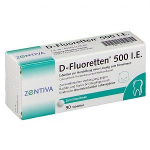 Vitamin d fluoretten 500 i.e Zentiva xách tay Đức