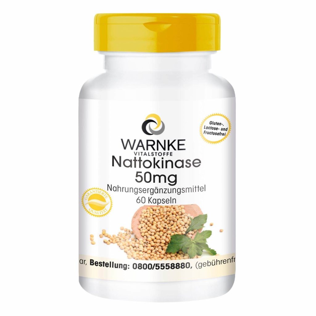 Thuốc chống đột quỵ của Đức Warnke Nattokinase 50 mg