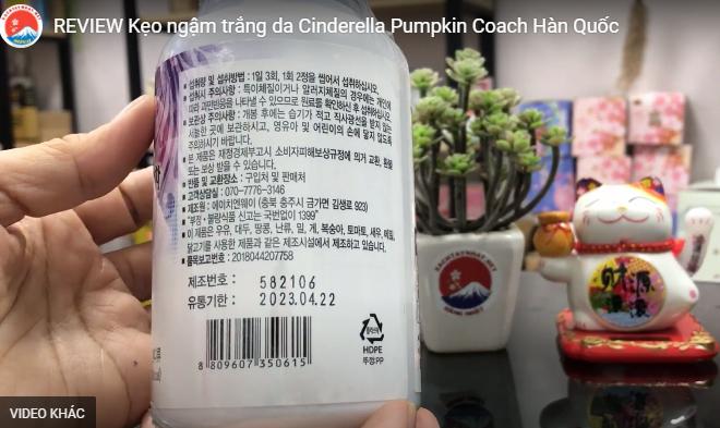 Viên uống trắng da Hàn Quốc Cinderella Pumpkin Coach giá bao nhiêu? Mua ở đâu chính hãng?