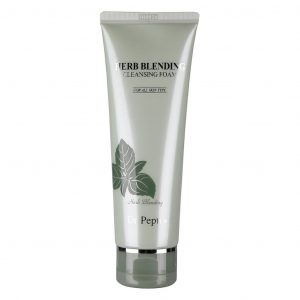 sữa rửa mặt Dr Pepti bạc hà Herb Blending Cleansing Foam 