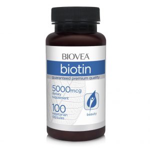 Viên uống Biovea Biotin 5000mcg Đức 100 viên