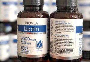 Công dụng của Biotin Biovea 5000mcg là gì?