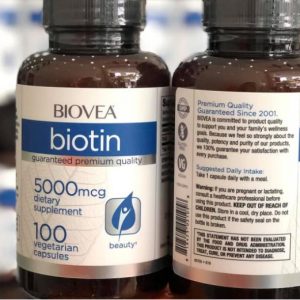 Công dụng của Biotin Biovea 5000mcg là gì?