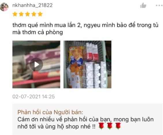 REVIEW túi thơm Denkmit của Đức