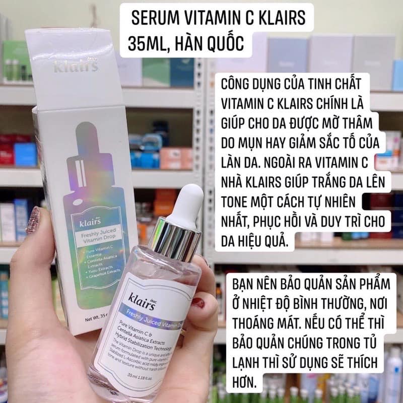 Những lưu ý khi mua Serum Klairs Vitamin C