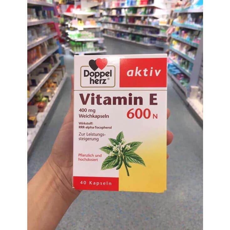 Vitamin E đỏ của Đức có công dụng gì cho sức khỏe và làm đẹp?
