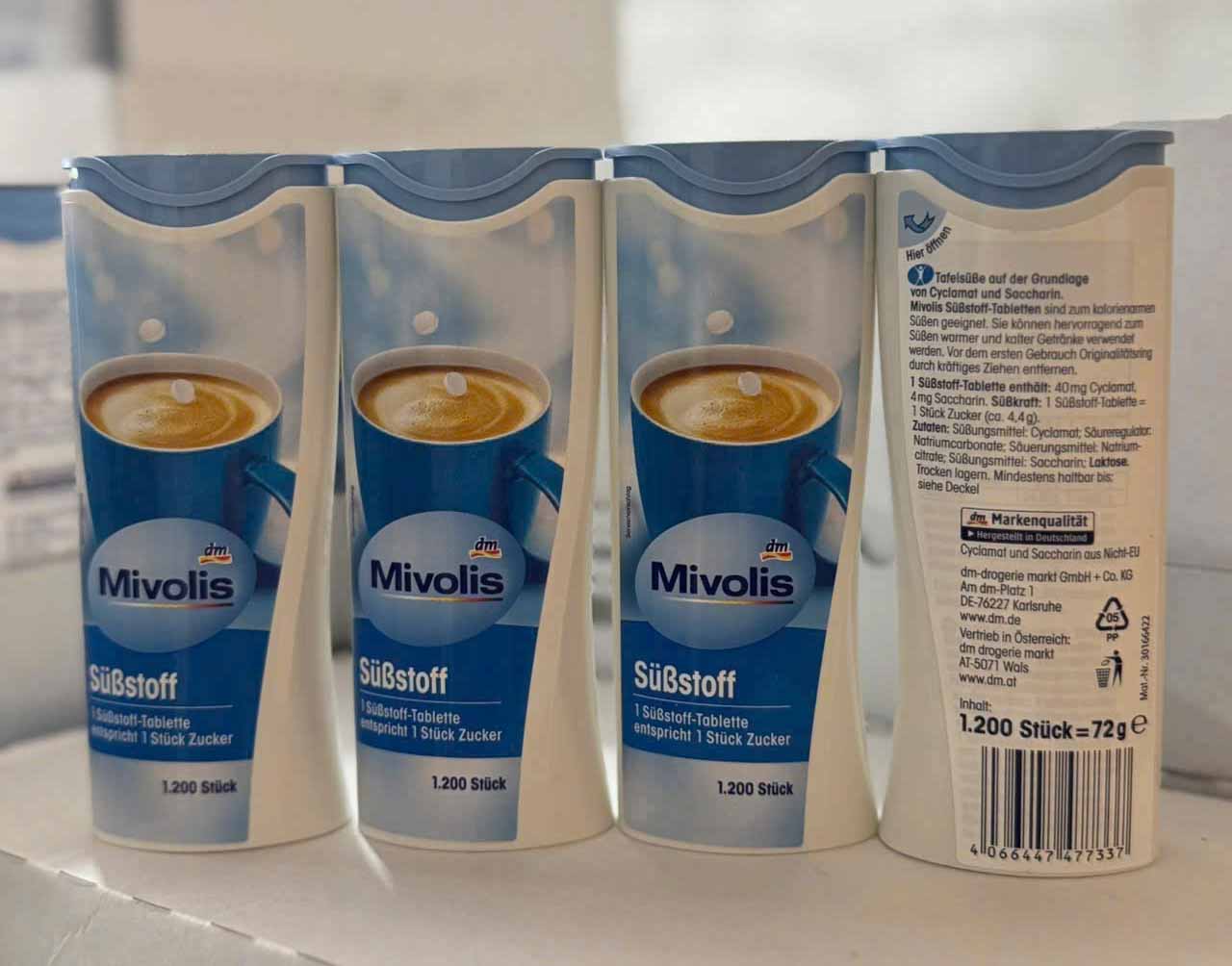 Viên đường ăn kiêng Mivolis mẫu mới