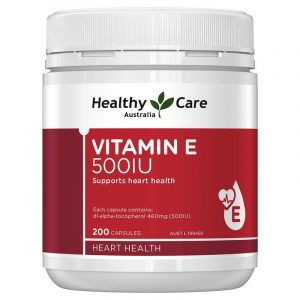 Vitamin E Healthy Care 500IU 200 viên của Úc Mẫu Mới