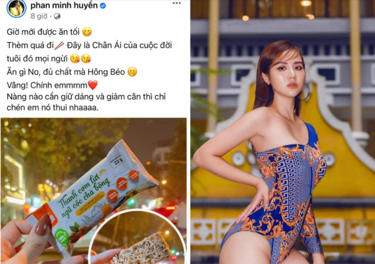 Thanh gạo lứt Herbslim giảm cân vị ngũ cốc chà bông hộp 10 gói 1