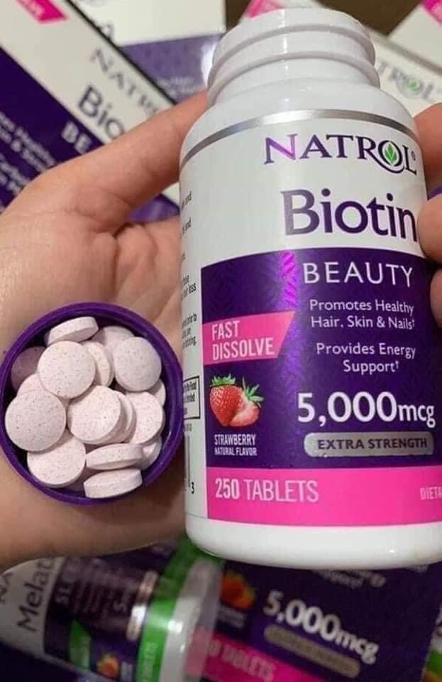 REVIEW viên ngậm mọc tóc Biotin