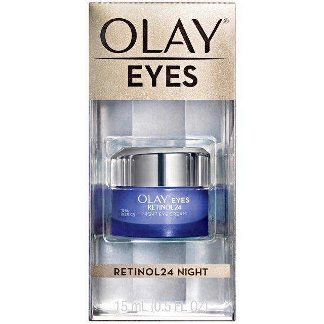 Olay Regenerist Retinol 24 Night Eye Cream - Dưỡng ẩm, chống lão hóa chỉ trong 24h dành cho đôi mắt “cằn cỗi”