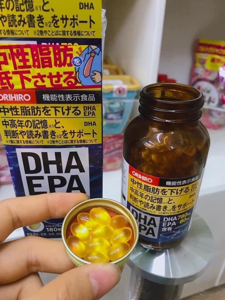 Bổ não Viên uống Orihiro Dha Epa 180 viên - XACHTAYNHAT.NET