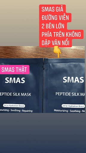 Mặt nạ SMAS Peptide Silk Mask fake 