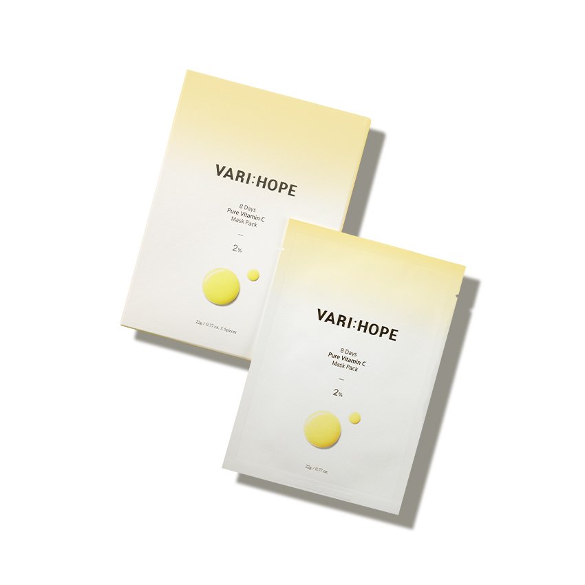 Mặt nạ trắng da Varihope 8 Days Pure Vitamin C Mask Pack