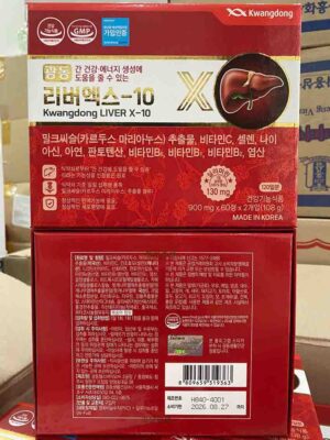 Viên Bổ Gan Kwangdong LiverX-10 mẫu mới