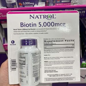 Công dụng của kẹo ngậm Biotin