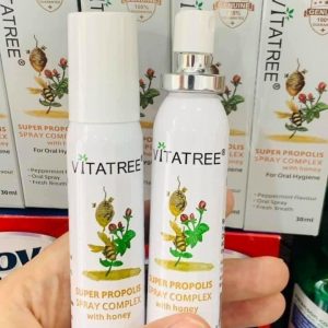 REVIEW xịt họng keo ong Vitatree Úc