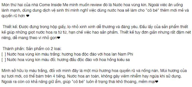 REVIEW nước hoa dành cho “cô bé”