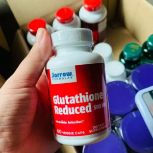 Viên uống trắng da Glutathione Reduced 500mg Jarrow