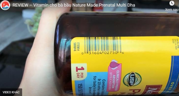 Hướng dẫn phân biệt Vitamin tổng hợp cho bà bầu Prenatal Multi Dha thật và giả?