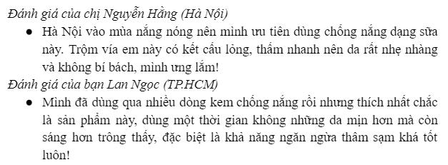 Review kem chống nắng Honesi