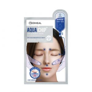 Aqua Chip Mask (màu xanh): cấp nước và khoáng chất cho da, hỗ trợ phục hồi tối ưu.
