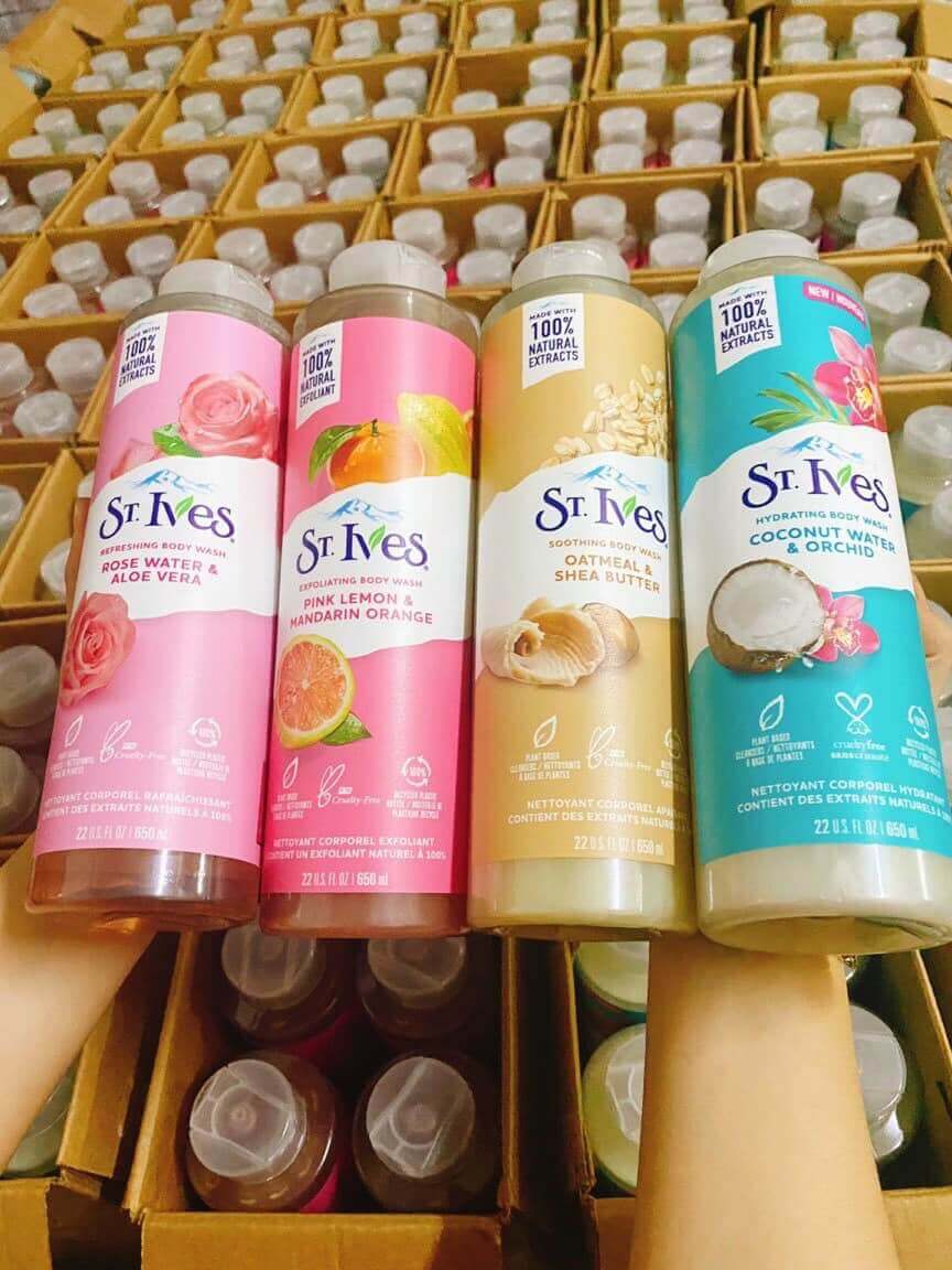 Công dụng của StIves sữa tắm