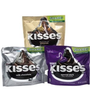 Các loại Socola Kisses Mỹ chính hãng