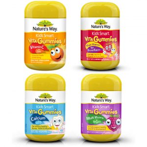Kẹo Nature's Way Kids Smart Vita Gummies 60 viên cho trẻ em của ÚC
