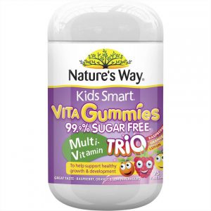 Kids Smart Vita Gummies 99% Sugar Free Multi-Vitamin (hương trái cây tự nhiên)