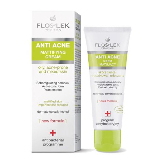 Kem hỗ trợ kiểm soát dầu nhờn Floslek Anti Acne Cream Mattifying